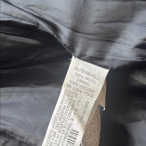 Zara Basic Double-Breasted Coat - Picture 14 of 16